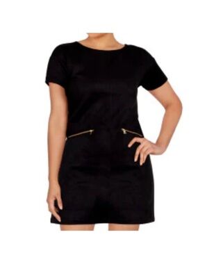 NWT Ruby Rd. Faux Suede Dress Black Size 3X